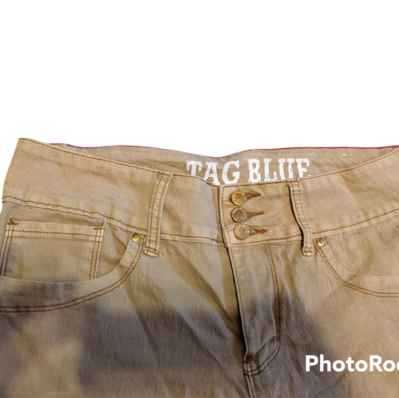 Tag blue tan pants size 12 - Picture 3 of 8